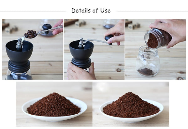 Homadise Ceramic Burr Manual Coffee Grinder