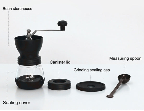Homadise Ceramic Burr Manual Coffee Grinder